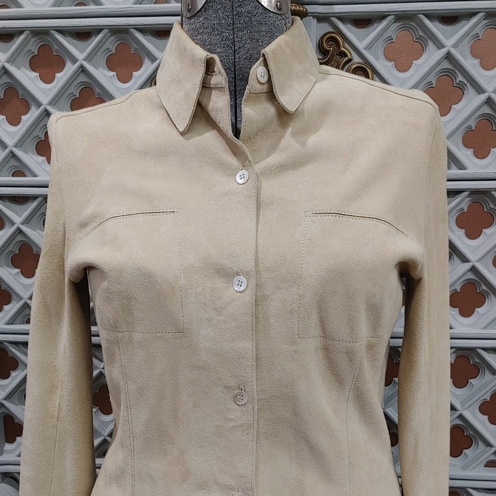 Suede Chamois Woman's Shirt/ Blouse